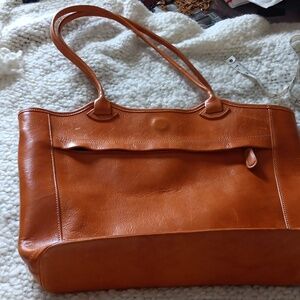 RENNA made in USA leather purse